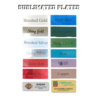 Custom Printed Metal Plates