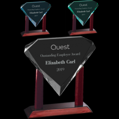Acrylic Rising Diamond Award