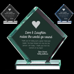 Diamond Shape Acrylic Award