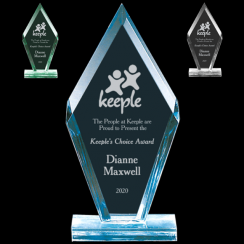 Beveled Arrowhead Acrylic Award