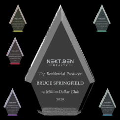 Colored Arrowhead Acrylic Award