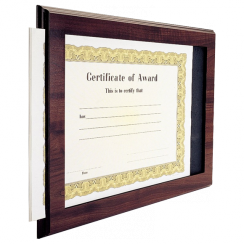 Certificate Display Plaque