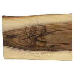 Black Walnut Natural Wood Plaque