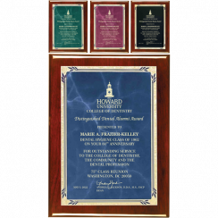High Gloss Rosewood Finish Plaque