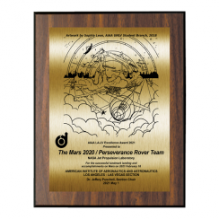 Walnut Veneer Wood Plaque