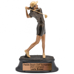 Female Golf Driver Award Trophy