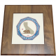 Ceramic Tile Wood Plaque