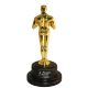 Metal Academy Awards Oscar Trophy &#40;Wood Base&#41;