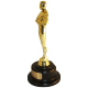 Metal Academy Awards Oscar Trophy &#40;Wood Base&#41;