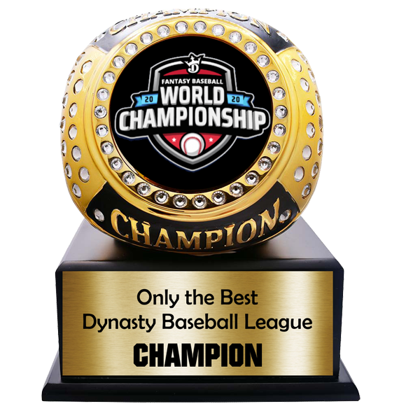 transparent world series trophy