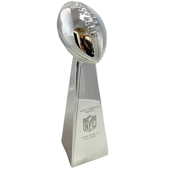 Lombardi Football Award Shiny Silver Lombardi Statue Paradise Awards