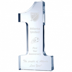 Number One Crystal Award