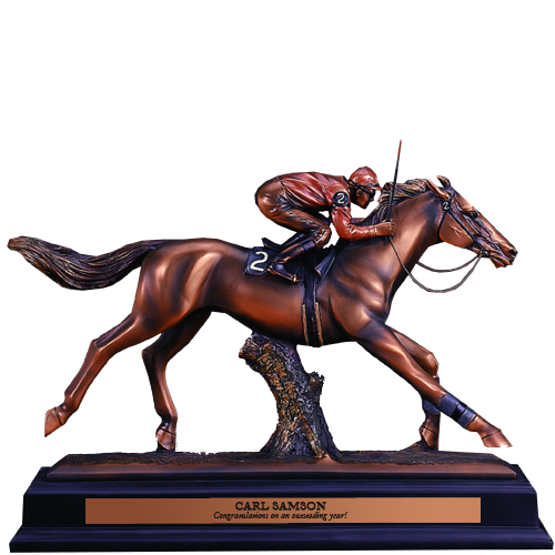 horse racing statues for sale
