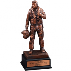 Bronze Military Air Force Pilot Trophy