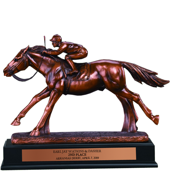 horse racing statues for sale