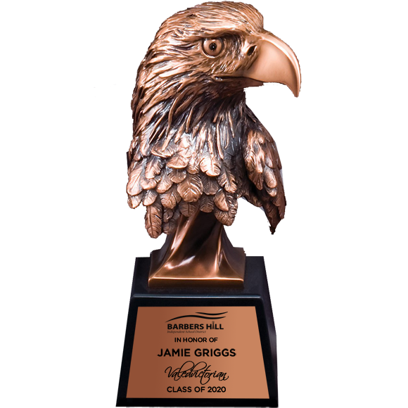 The Eagle Head Trophy Bronze Military Eagle Trophy Paradise Awards