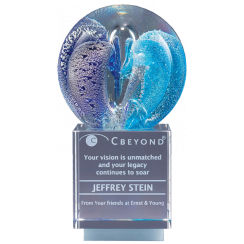 Intrigue Crystal Art Glass Award