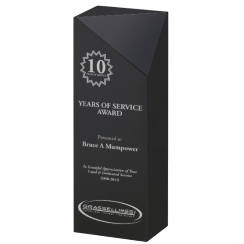 Black Dover Tower Crystal Award