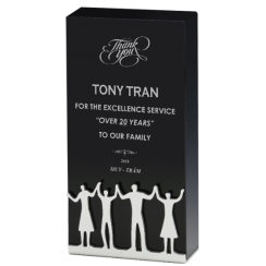Teamwork Tower Crystal Award