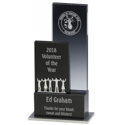 Together Step Tower Crystal Award