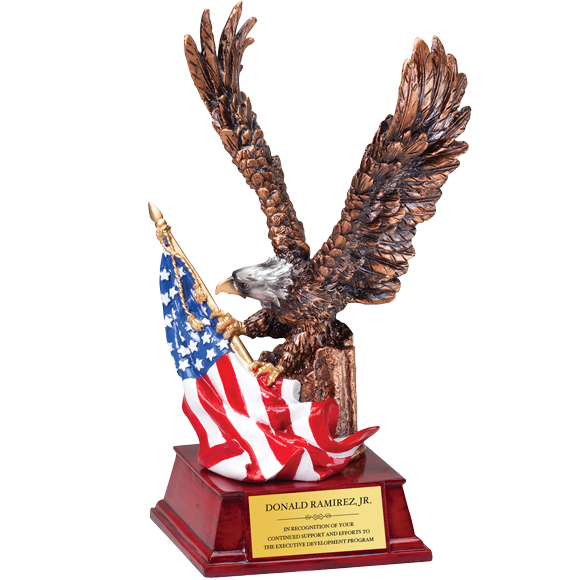 Golden Eagle with Flag Award Paradise Awards