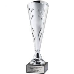 Silver Metal Stars Trophy Cup