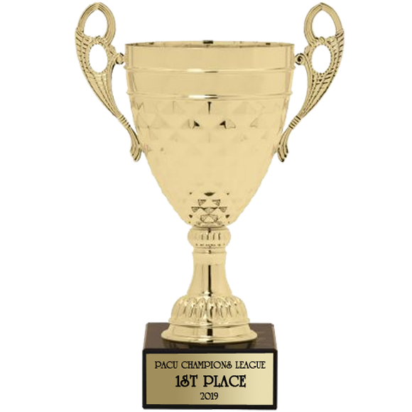 Gold Diamonds Trophy Cup Golden Trophy Cup Statue Paradise Awards