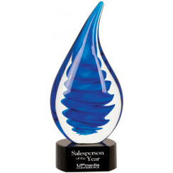 Blue Tornado Art Glass Award