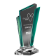 Double Edge Crystal Award