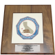 Ceramic Tile Wood Plaque