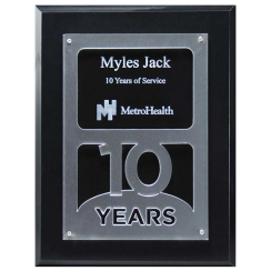 10 Years of Service Anniversary Plaque