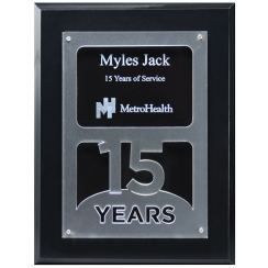 15 Years of Service Anniversary Plaque
