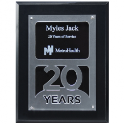20 Years of Service Anniversary Plaque