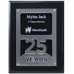 25 Years of Service Anniversary Plaque
