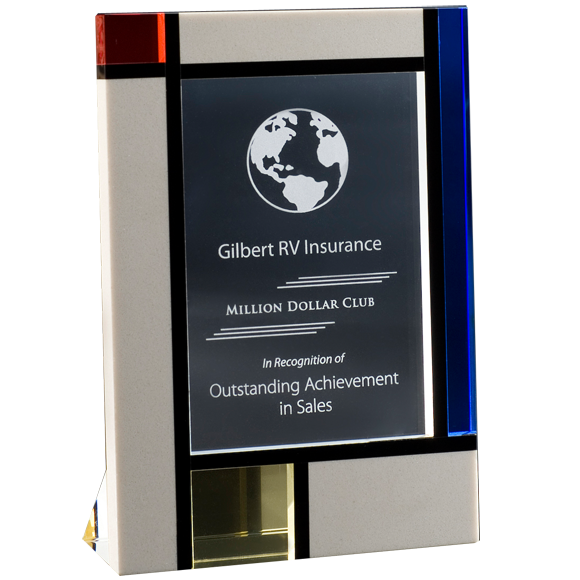 Colorful Crystal Window Award
