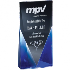 Blue North Shore Crystal Award