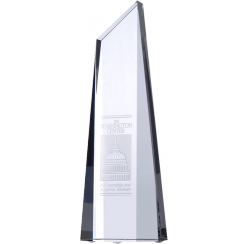 Polygon Crystal Obelisk Award