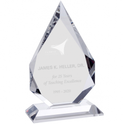 Prestige Flame Crystal Award