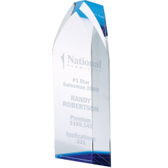 Blue Virtue Crystal Award