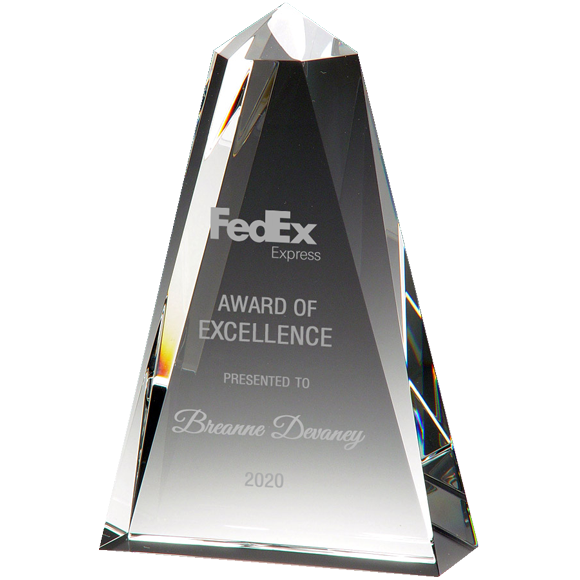 Big Top Crystal Award
