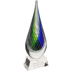 Blue Emerald Artglass Award