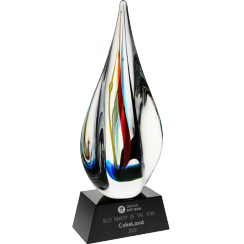 Candy Stripes Artglass Award