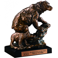Bronze Bear with Cub Trophy
